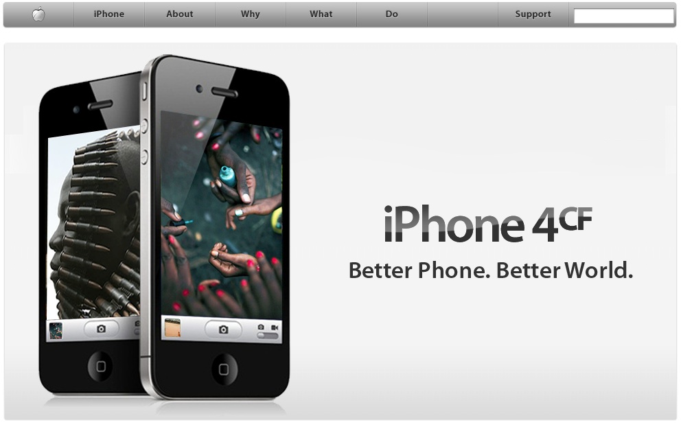 The Yes men: Apple iPhone CF