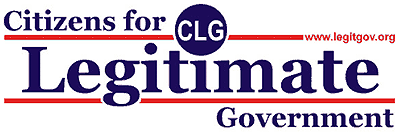 Citizens for Legitimate Government, a multi-partisan activist group established to expose the Bush Coup d'Etat and oppose the Bush occupation in all of its manifestations