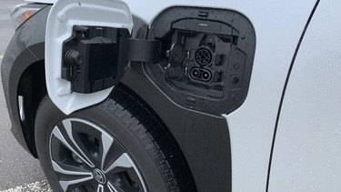2023 Toyota BZ4X XLE charging port