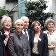 La délégation et Shimon Peres