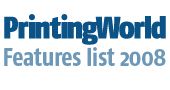 Printing World features list 2008