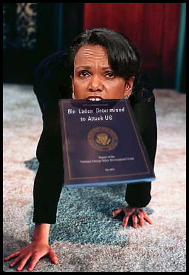 Condoleezza Rice shown in an anonymously leaked White House video months before the 9/11 attacks