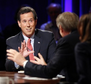 Santorum attacks Cain on same-sex marriage