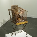 Betye Saar works at Michael Rosenfeld's Booth at Art Platform.