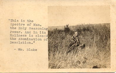 William Blake in the Weeds