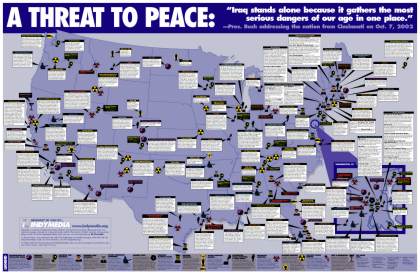 A Threat to Peace - Artwork by The Indypendent
