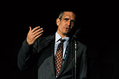 Actor Andy Bichlbaum attends the premiere of "The Yes Men Fix the World" during the 2009 Sundance Film Festival at Library Center Theatre on January 18, 2009 in Park City, Utah.